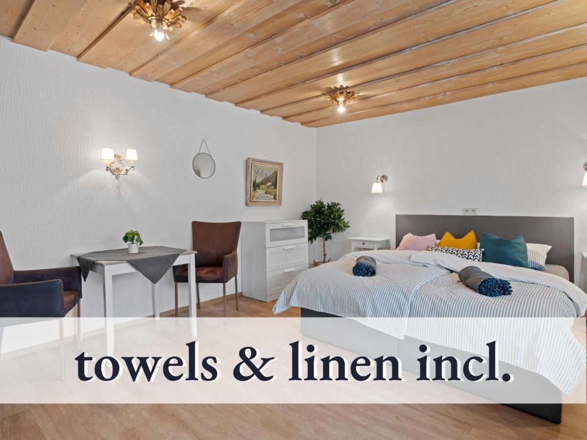 Sehr Gemuetliche Ferienwohnung In Bester Lage Mit Grossem Sonnenbalkon L Innenstadtnaehe L 1 Minute Zum Bahnhof L Kueche L Tv L Free-Wlan L Willkommen Im Hallo!-Apartment 8 Bad Worishofen Exterior photo